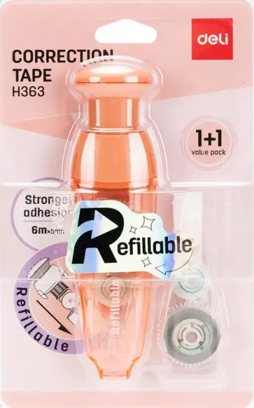 Лента корректирующая, в ассортименте обложка книги