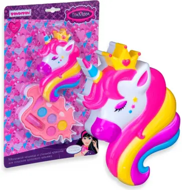 Набор детской декоративной косметики Косметичка-Единорог обложка книги