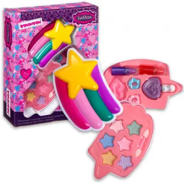 Набор детской декоративной косметики Косметичка-звёздочка обложка книги