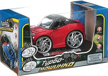 Турбо-машинка металлическая, свет фар, звук, завод от встряхивания рукой Турбо-машинка металлическая, свет фар, звук, завод от встряхивания рукой обложка книги