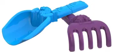 Набор для песка №76, совочек Бабочка, грабельки Пчёлка, в ассортименте обложка книги