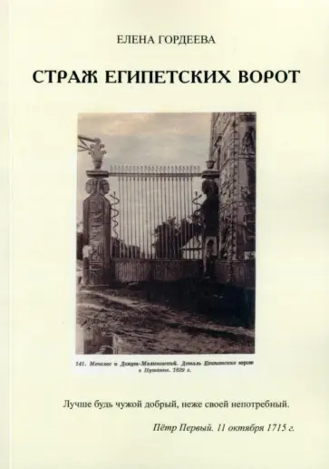 Елена Гордеева - Страж Египетских ворот обложка книги