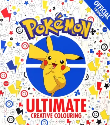 The Official Pokemon Ultimate Creative Colouring обложка книги
