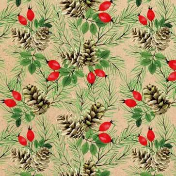 Бумага Шишки и ягоды обложка книги