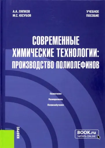Ляпков, Юсубов - Современные химические технологии. Производство полиолефинов. Учебное пособие обложка книги