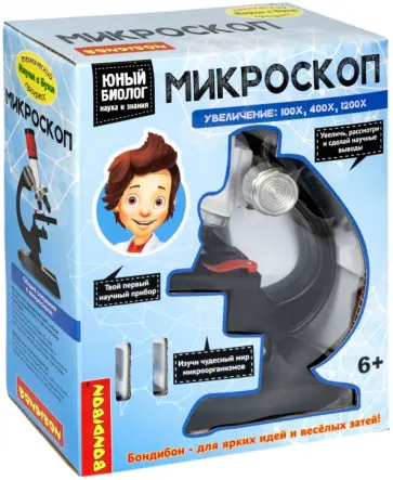 Микроскоп Юный биолог. Наука и знание обложка книги