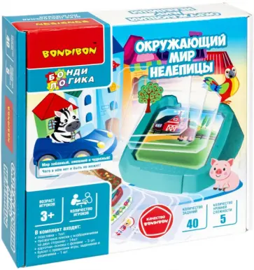 Игра логическая Окружающий мир. Нелепицы обложка книги