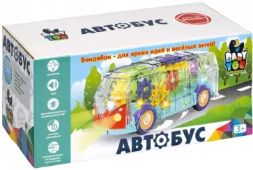 Игрушка музыкальная Автобус с шестеренками обложка книги