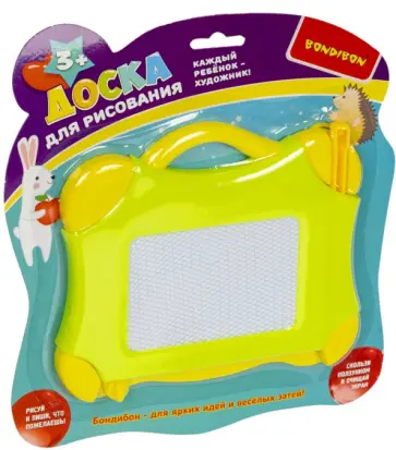 Доска для рисования со стилусом и цветными изображениями, зеленая обложка книги