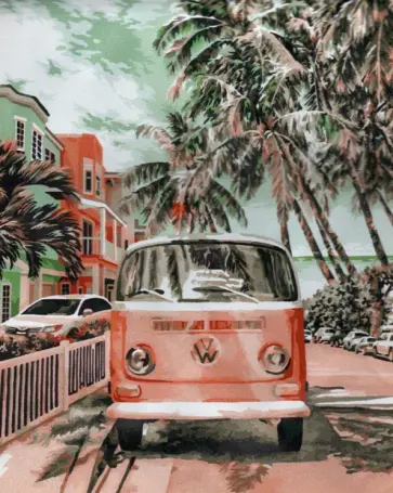 Рисование по номерам Ретро Майами обложка книги