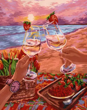 Рисование по номерам Свидание обложка книги