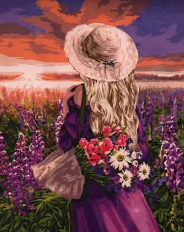 Рисование по номерам Закатные дали обложка книги