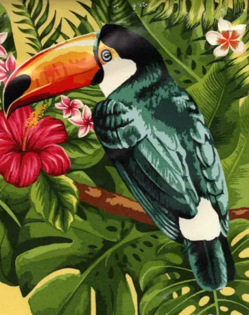 Рисование по номерам Тропики обложка книги