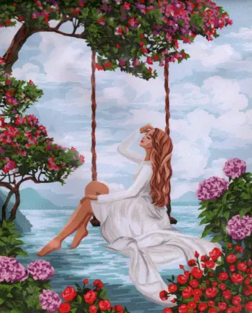 Рисование по номерам Воздушные качели обложка книги