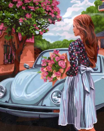 Рисование по номерам Свидание с городом обложка книги