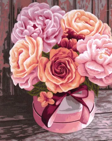 Рисование по номерам Нежность в букете обложка книги