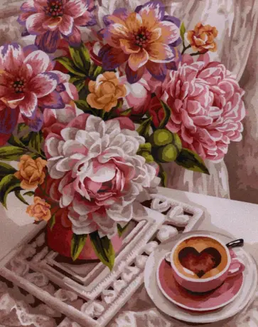 Рисование по номерам Букет для тебя обложка книги