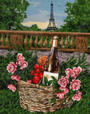 Рисование по номерам Французская романтика обложка книги