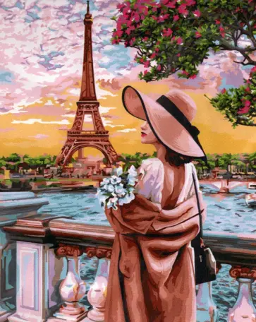 Рисование по номерам Элегантность Парижа обложка книги