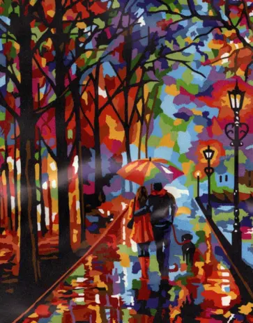 Рисование по номерам Красочное свидание обложка книги