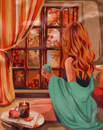 Рисование по номерам Осенний уют обложка книги