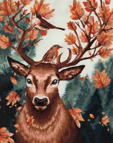 Рисование по номерам Вожак леса обложка книги