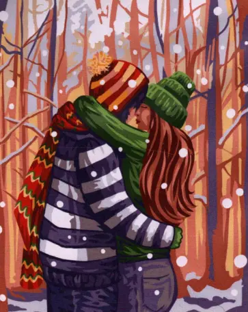 Рисование по номерам Тепло объятий обложка книги