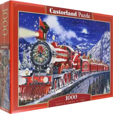 Puzzle-1000 Новогодний экспресс Санты обложка книги