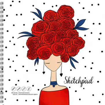 Скетчпад Состояние души, 80 листов обложка книги