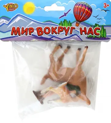 Набор игрушек Зоолог и олениха с оленёнком обложка книги