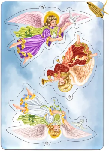 Набор подвесок Ангелы, 3 штуки обложка книги