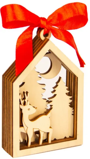 Игрушка для творчества Олень, многослойная обложка книги