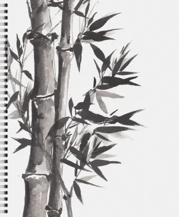 Тетрадь Суми-э, 96 листов, клетка обложка книги