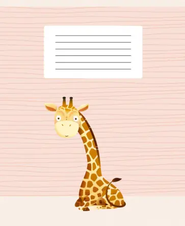 Тетрадь Зверушки, 12 листов, линия, в ассортименте обложка книги