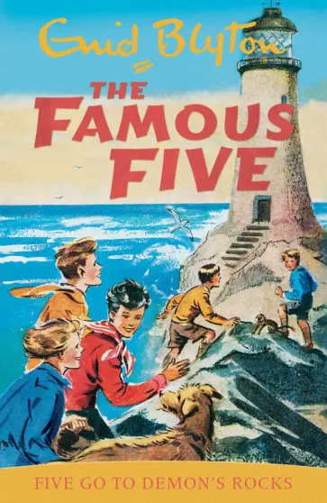 Enid Blyton - Five Go To Demon's Rocks обложка книги