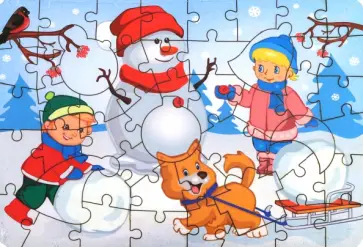 Пазл Зимушка-зима Пазл Зимушка-зима обложка книги