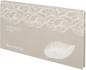 Планинг-еженедельник недатированный Leaves, 64 листа обложка книги