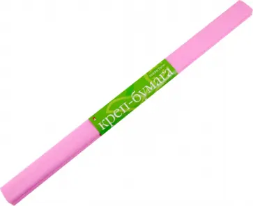 Бумага креповая, светло-розовая обложка книги