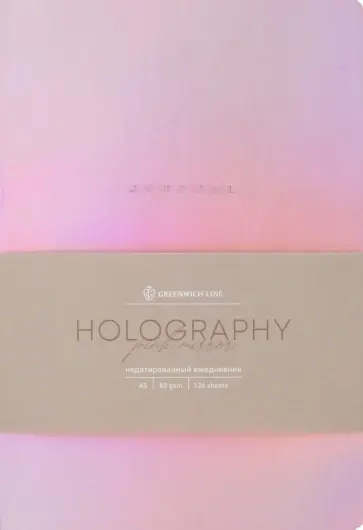 Ежедневник недатированный Pink mirror, А5, 136 листов обложка книги