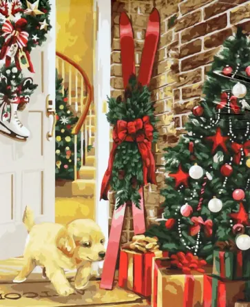 Рисование по номерам Время подарков обложка книги