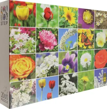 Puzzle-2000 Цветы. Коллаж Puzzle-2000 Цветы. Коллаж обложка книги