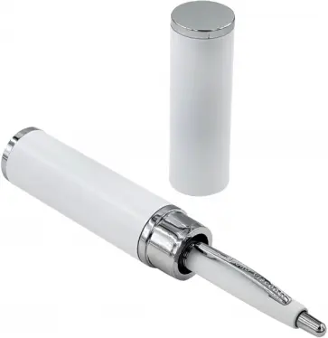 Ручка шариковая автоматическая San Remo, синяя, в круглом тубусе обложка книги
