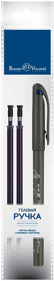 Ручка Пиши-стирай, DeleteWrite Art. Boys, синяя, с 2 запасными стержнями обложка книги