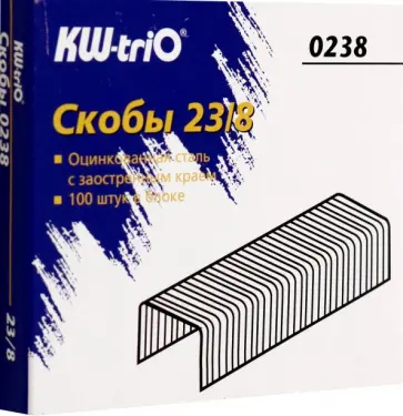 Скобы для степлера, 23/8 Скобы для степлера, 23/8 обложка книги