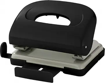 Дырокол, 16 листов, черный Дырокол, 16 листов, черный обложка книги