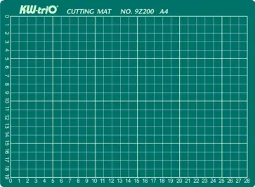 Подкладка для резки, А4, зеленая Подкладка для резки, А4, зеленая обложка книги