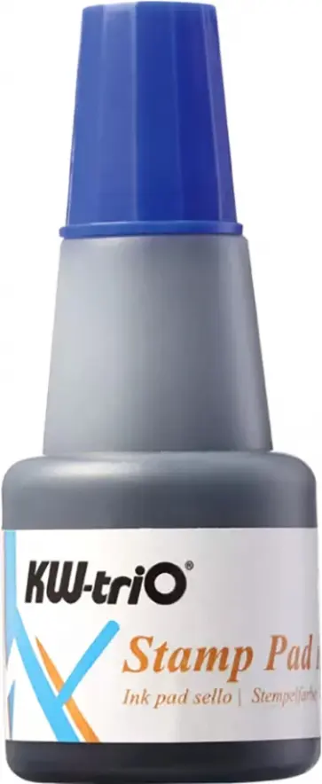 Краска штемпельная, синяя, 24 мл. Краска штемпельная, синяя, 24 мл. обложка книги