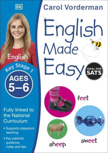 Carol Vorderman - English Made Easy. Ages 5-6. Key Stage 1 Carol Vorderman - English Made Easy. Ages 5-6. Key Stage 1 обложка книги