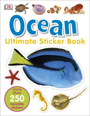 Ocean. Ultimate Sticker Book обложка книги