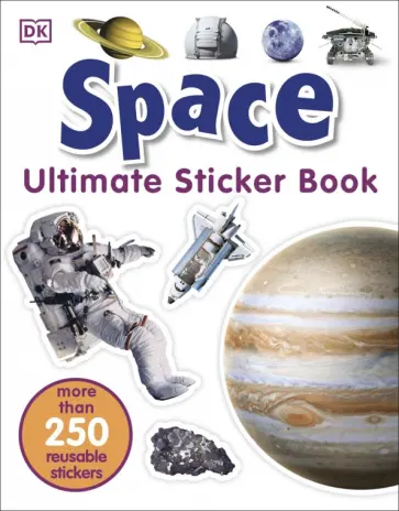 Space. Ultimate Sticker Book обложка книги